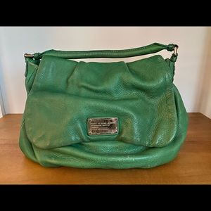 Large Marc Jacobs Hobo Bag - Green Leather